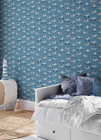 Nisse Light Blue - 1093201-02 Tapetti