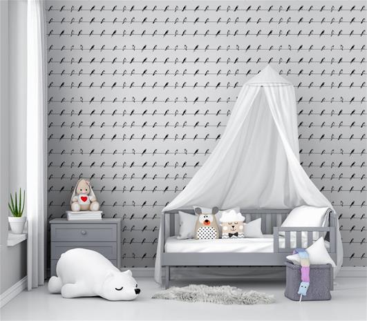 On the Line Grey - 1092201-02 Tapetti