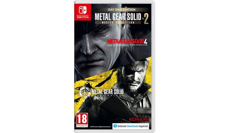 Metal Gear Solid Master Collection Vol. 2 - Day One Edition, Nintendo Switch -peli