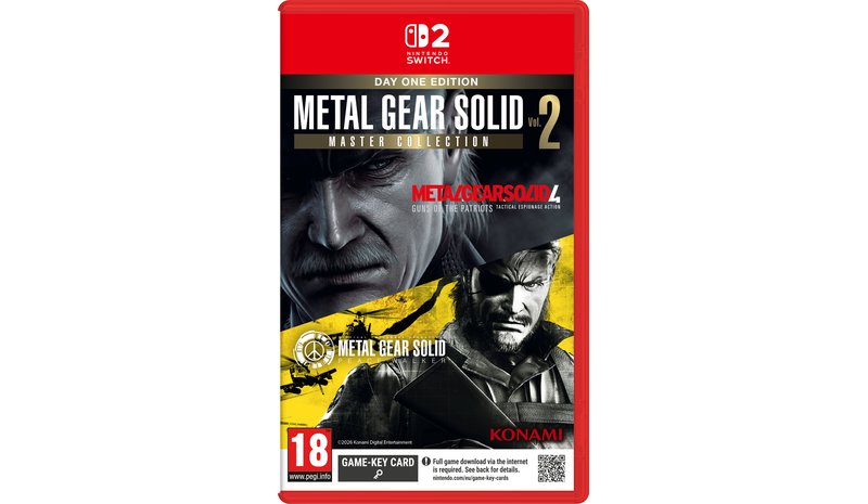 Metal Gear Solid Master Collection Vol. 2 - Day One Edition, Nintendo Switch -peli