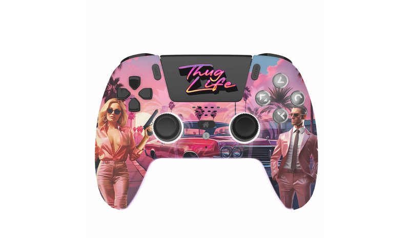 FreaksAndGeeks Wireless Bluetooth Controller for PS5, PC/PS5 -peliohjain