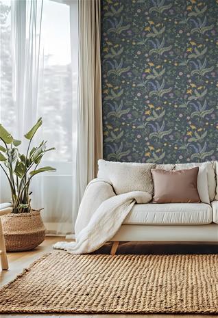 Summer meadow Blue - 1035401-02 Tapetti