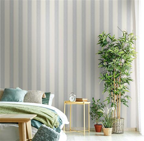 Yuste Stripe Blue - 91672 Tapetti – kuva 3/3