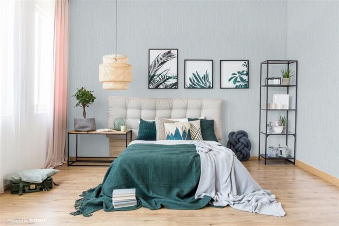 Light Blue Circuit Lines - SK30010 Tapetti