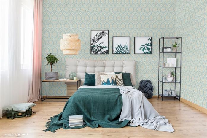 Blue Damask - DE40855 Tapetti