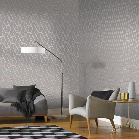 Archetype Grey Rose Gold - 104734 Tapetti