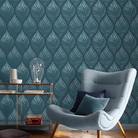 Botanica Teal - 105452 Tapetti