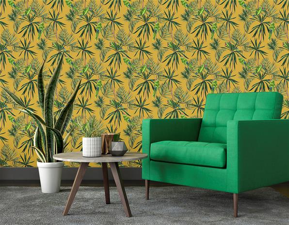 Paradise Mustard - WLD53126W Tapetti