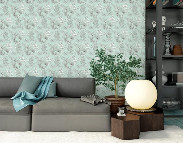 Toucan Toile Duck Egg - WLD53113W Tapetti