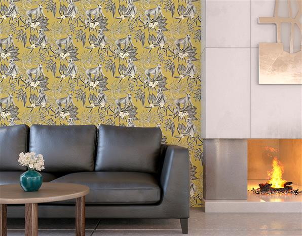 Morris Mustard - WLD53110W Tapetti