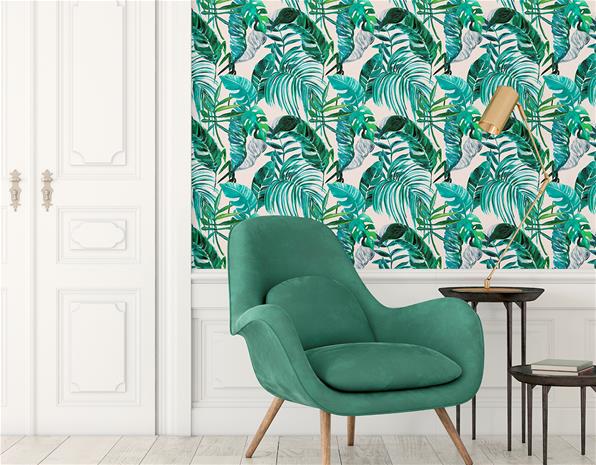 Palmera Turquoise - WLD53101W Tapetti – kuva 3/3