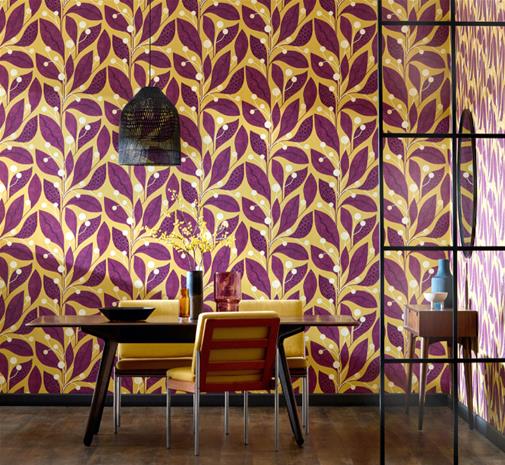 Berry Dot Mulberry - GRA50132W Tapetti