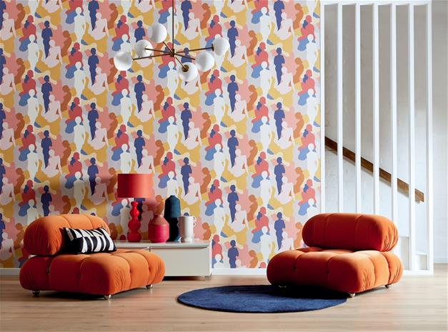 Silhouette Amber & Lapis - ABS50110W Tapetti