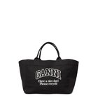 GANNI Xxl Canvas Toe Bag - Black - ONE SIZE