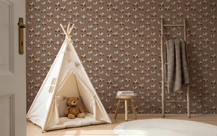 Nisse Beige - 1093201-07 Tapetti