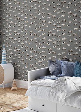 Nisse Light Grey - 1093201-05 Tapetti