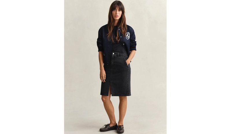 GANT Denim Pencil Skirt - Blue - 44