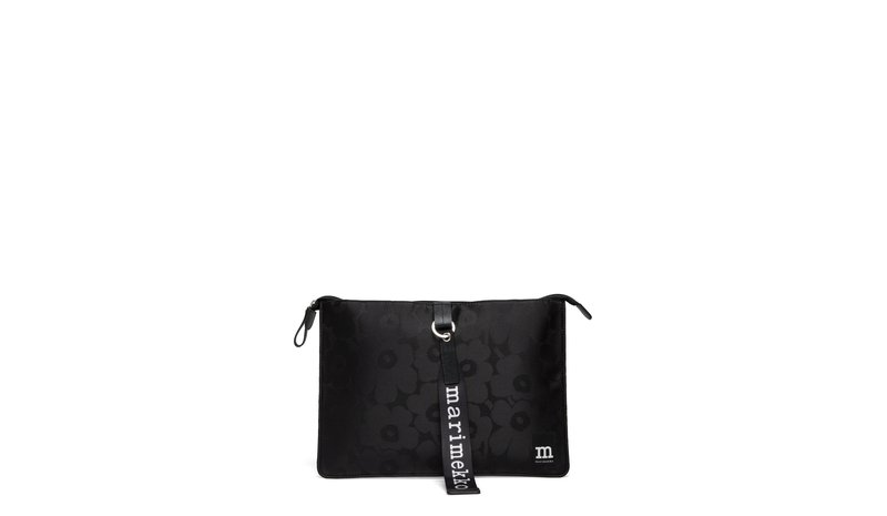 Marimekko Sleeve 13"" Unikko - Black - ONE SIZE