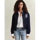 GANT Satin Varsity Jacket - Navy - XXL