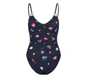 Seafolly V Neck One Piece - Navy - 44