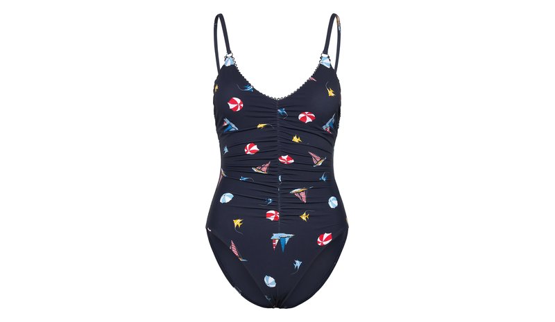 Seafolly V Neck One Piece - Navy - 44