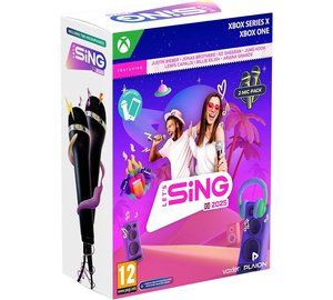 Let's Sing 2025, Xbox Series X -peli + 2 mikrofonia