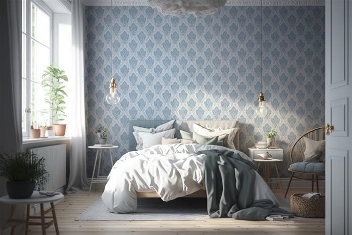 Lekeryd Blue - 1083501-03 Tapetti
