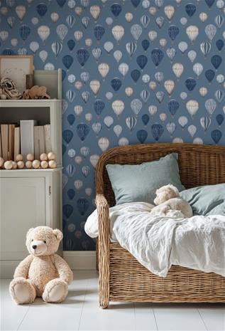 Elton Dark Blue - 1087601-01 Tapetti
