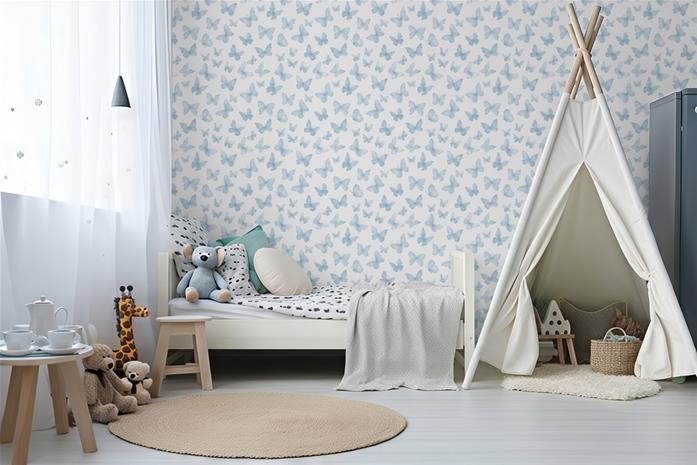 Milly Light Blue - 1085901-02 Tapetti
