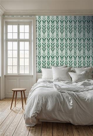 Isak Light Green - 1045901-02 Tapetti – kuva 2/3