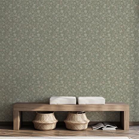 Isla Foliage Green - 1037501-02 Tapetti