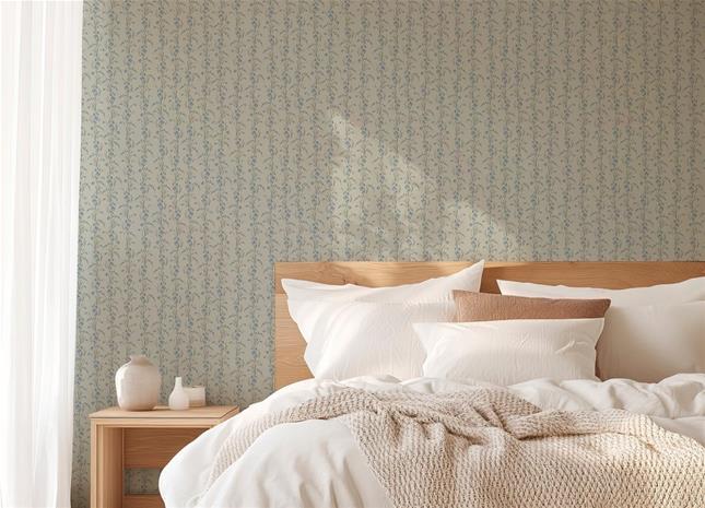 Delphine Coastal Floral Pear Gray - 1037001-03 Tapetti