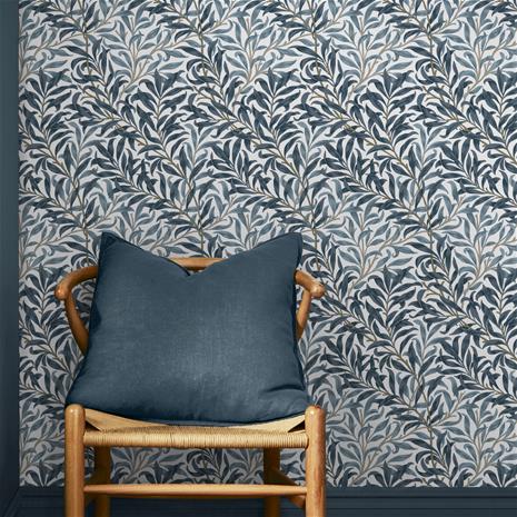 Willow Bough White & Blues - 124245 Tapetti