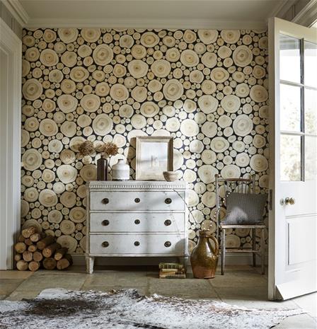 Alnwick Logs Lacquer Black - DEBB216510 Tapetti