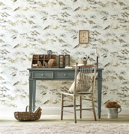 Estuary Birds Blue/Grey - DEBB216492 Tapetti