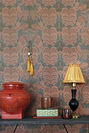 Hello Monkey Rosemary green - 162-04 Tapetti