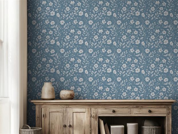 Yrsa Blue - 1086001-01 Tapetti – kuva 2/3