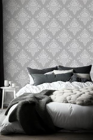 Karlsborg Grey - 1074301-03 Tapetti