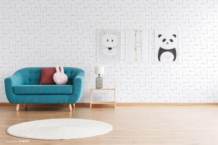 Geometric Lines in Silver - SK20026 Tapetti