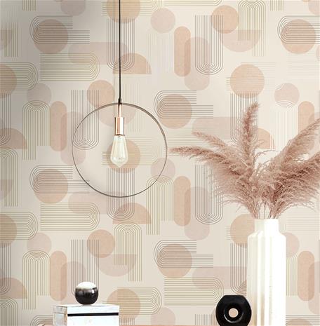 Arch Geo Orange - 13092 Tapetti