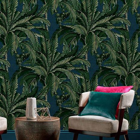 Daintree Palm Midnight - 112017 Tapetti