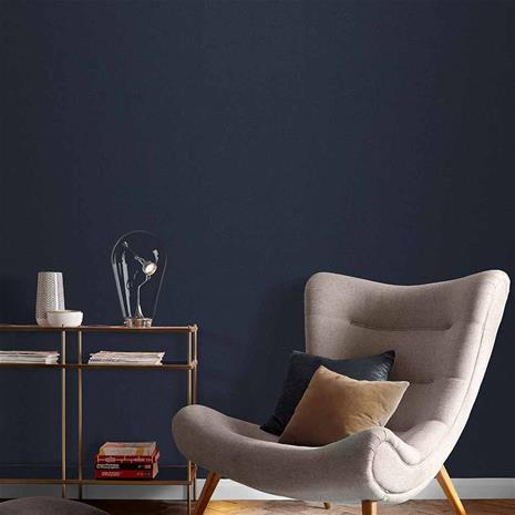 Midnight Navy Plain - 107625 Tapetti – kuva 3/3