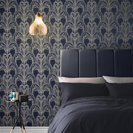 Art Deco Midnight - 105920 Tapetti
