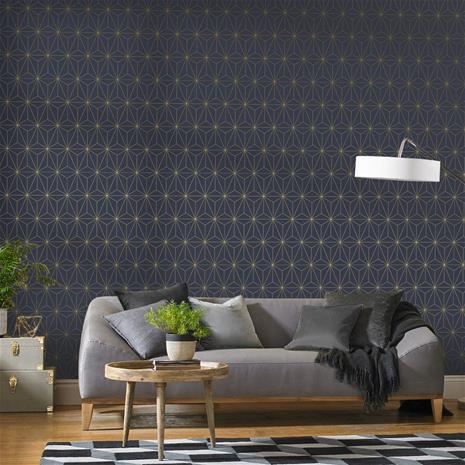Prism Navy - 104742 Tapetti