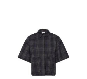 Vila Visina 2/4 Check Shirt - Navy - 44