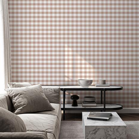 Checkered Brown - 1031901-16 Tapetti