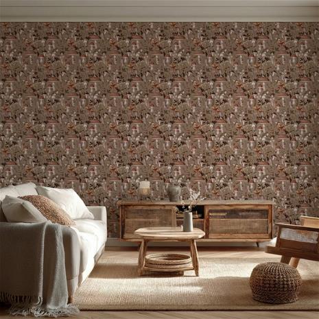 Nordic mushrooms Brown - 1031201-04 Tapetti