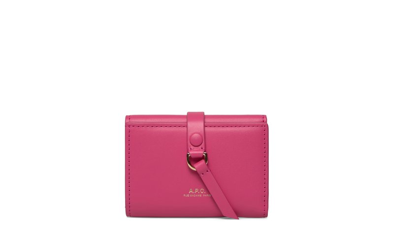 A.P.C. Trifold Noa Simple - Pink - ONE SIZE
