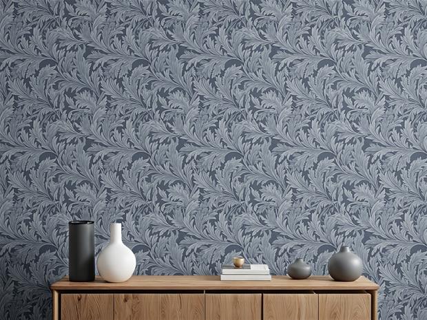 Kenza Dark Blue - 1019002-07 Tapetti