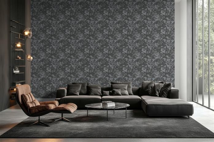 Alba Dark Grey - 1014701-10 Tapetti